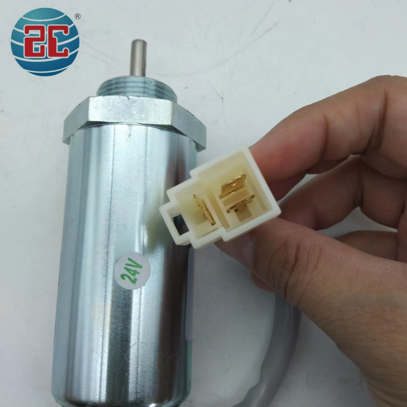 HITACHI MV2-40 EX40 SK75 4LE1 4LE2 এর জন্য 897209-1152 এক্সকাভেটর স্টপ সোলেনয়েড ভালভ