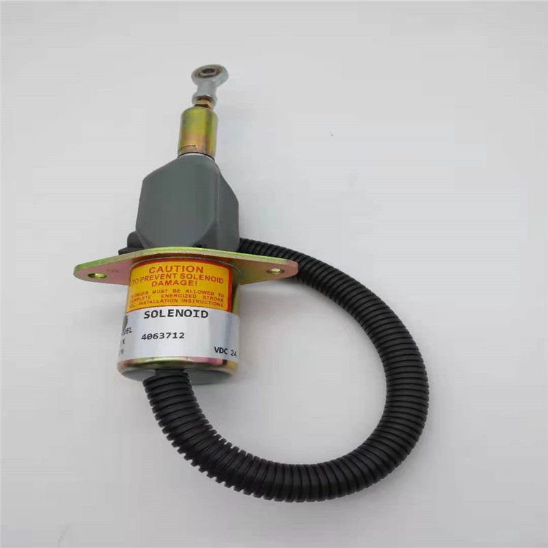 KOMATSU PC300-7 360-7 ত্রিভুজাকার প্লাগের জন্য 4063712 স্টপ সোলেনয়েড ভালভ ফিট