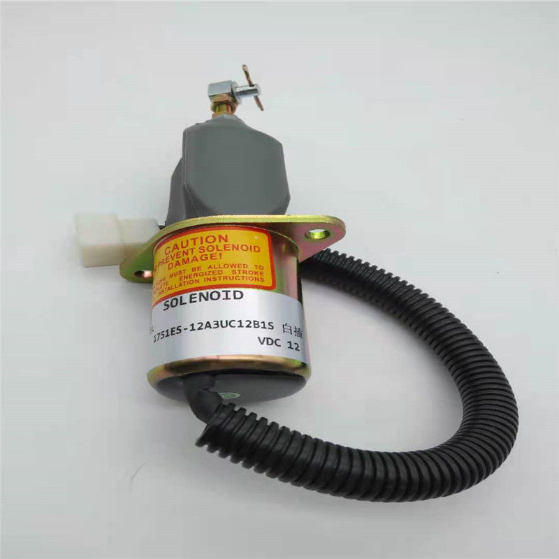 YANMAR SA-4673-S 60-5 12V হোয়াইট প্লাগের জন্য সোলেনয়েড ভালভ 1751ES-12A3UC12B1S ফিট বন্ধ করুন