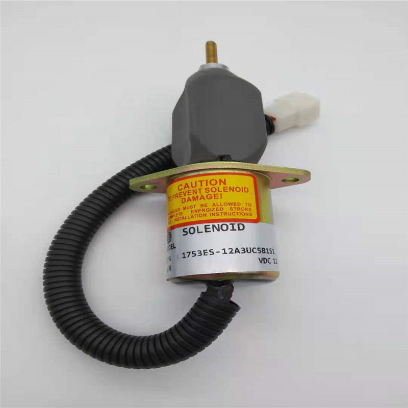 YANMAR ইঞ্জিন 4TNE94 SA-3840T 12V এর জন্য 1753ES-12A3UC5B1S1 স্টপ সোলেনয়েড ভালভ ফিট