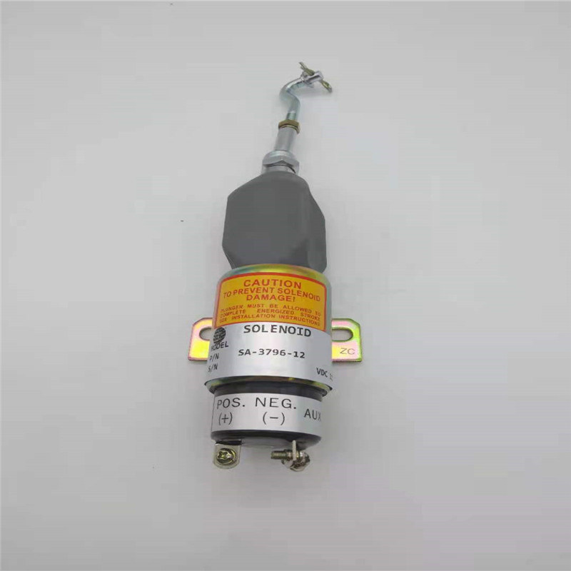 SA-3796-12 1751-12E7U1B1S5 YANMAR ইঞ্জিনের জন্য উপযুক্ত সোলেনয়েড ভালভ 12V বন্ধ করুন