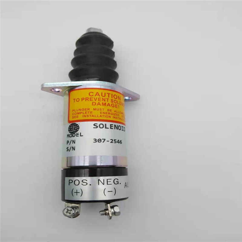 307-2546 উডওয়ার্ড ইঞ্জিন 24V খননকারী খুচরা যন্ত্রাংশের জন্য সোলেনয়েড ভালভ ফিট বন্ধ করুন