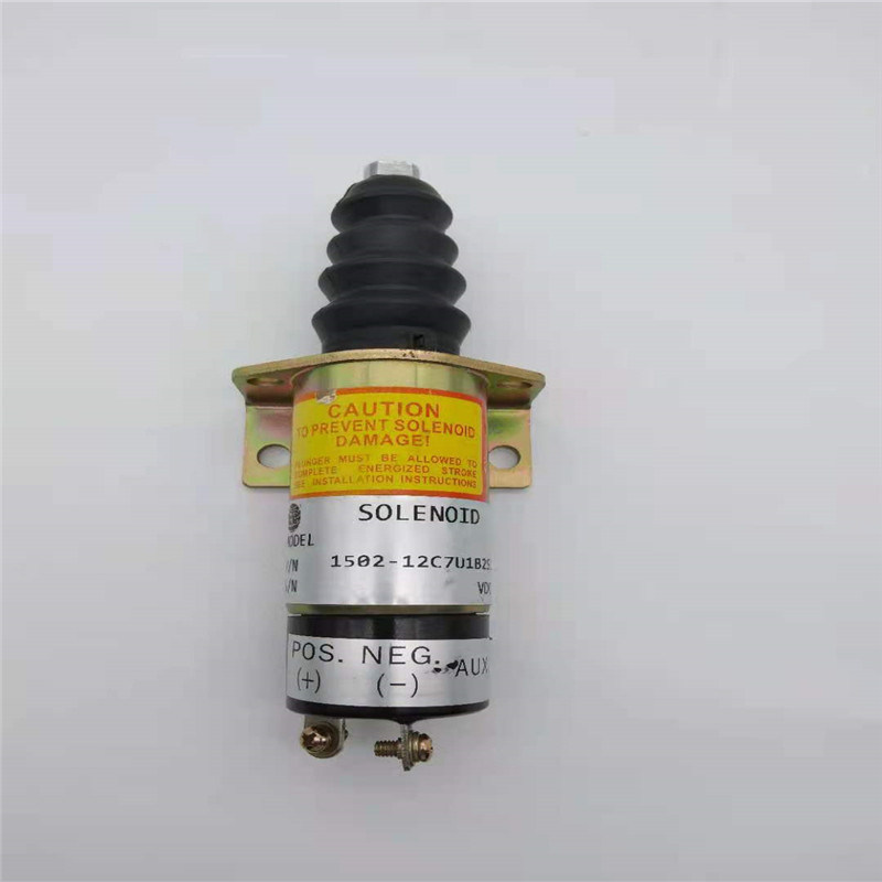 1502-12C7U1B2S1 কামিন্স 12V খননকারী খুচরা যন্ত্রাংশের জন্য সোলেনয়েড ভালভ ফিট বন্ধ করুন