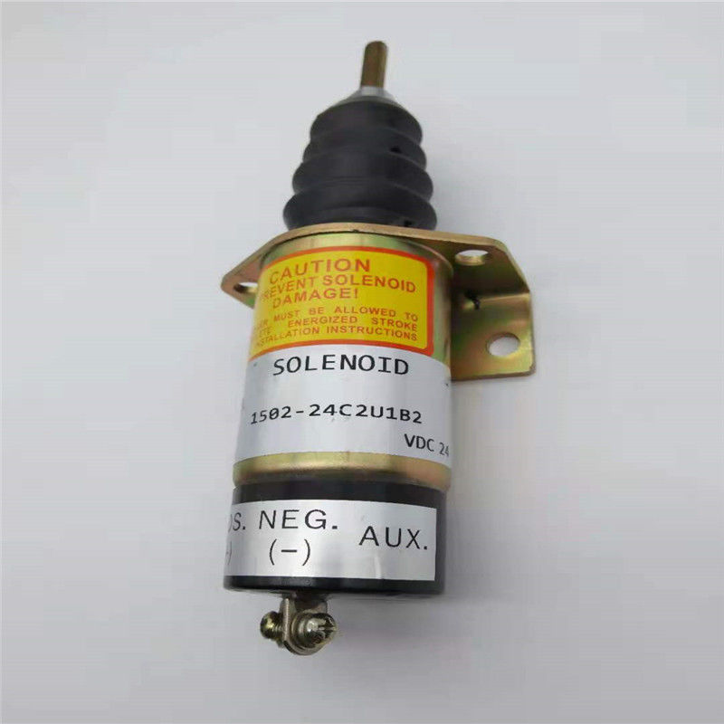 1502-24C2U1B2 উডওয়ার্ড কামিন্স খননকারী ইঞ্জিন 24V এর জন্য সোলেনয়েড ভালভ ফিট বন্ধ করুন