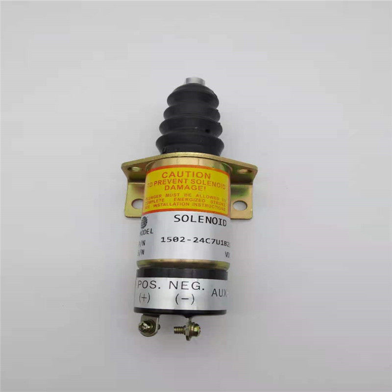 1502-24C7U1B2S1 কাঠের খননকারী ইঞ্জিন যন্ত্রাংশ 24V এর জন্য সোলেনয়েড ভালভ ফিট বন্ধ করুন