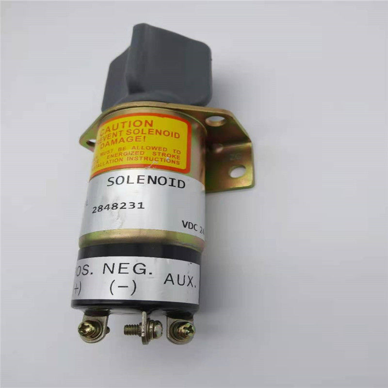 SA-3453-T 2848231 পারকিন্স এক্সক্যাভেটর ইঞ্জিনের যন্ত্রাংশের জন্য সোলেনয়েড ভালভ 24V ফিট বন্ধ করুন