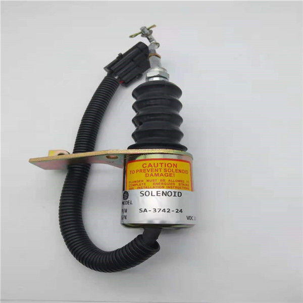 SA-3742-24 উডওয়ার্ড / কামিন্স / ডিউটজ এক্সক্যাভেটর ইঞ্জিনের জন্য সোলেনয়েড ভালভ ফিট বন্ধ করুন