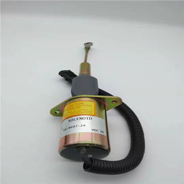 SA-4697-24 কামিন্স খননকারী ডিজেল ইঞ্জিনের জন্য সোলেনয়েড ভালভ 24V ফিট বন্ধ করুন