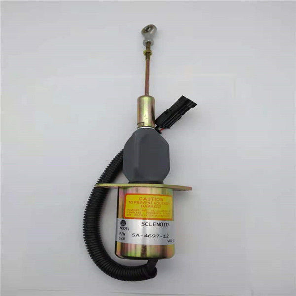 SA-4697-12 কামিন্স খননকারী ডিজেল জ্বালানী 5.9L ইঞ্জিনের জন্য সোলেনয়েড ভালভ ফিট বন্ধ করুন