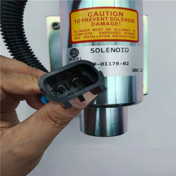 10-01178-02 স্টেন সোলেনয়েড ভালভ স্পিড কন্ট্রোল 12V এক্সক্যাভেটর ইঞ্জিন V2203 ক্যারিয়ারের জন্য