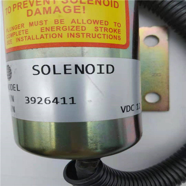3926411 / SA-4257-12 Cummins 6CT খননকারী ইঞ্জিনের যন্ত্রাংশের জন্য সোলেনয়েড ভালভ ফিট বন্ধ করুন