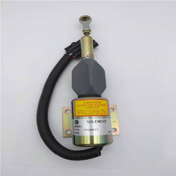 3926411 / SA-4257-12 Cummins 6CT খননকারী ইঞ্জিনের যন্ত্রাংশের জন্য সোলেনয়েড ভালভ ফিট বন্ধ করুন