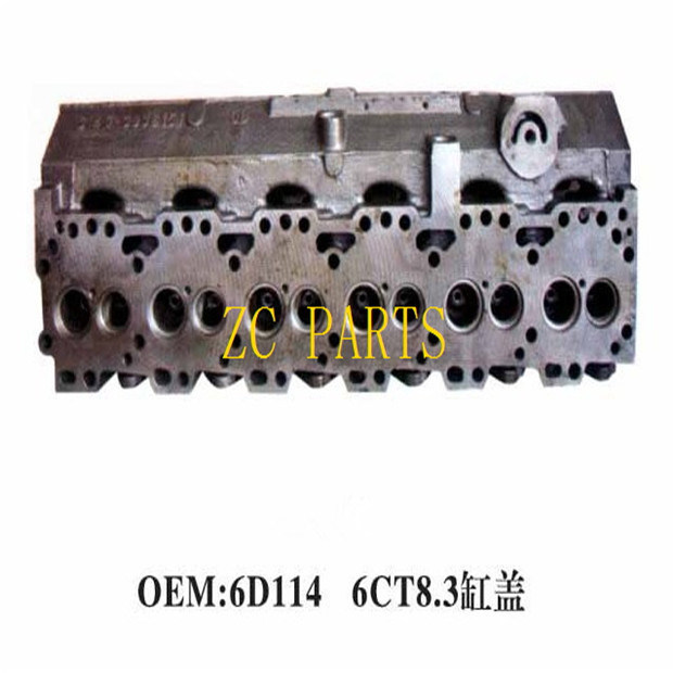 6CT 6D114 8.3 কামিনস সিলিন্ডার হেড 3936153 কোমাটসু PC300-8 এর জন্য ফিট