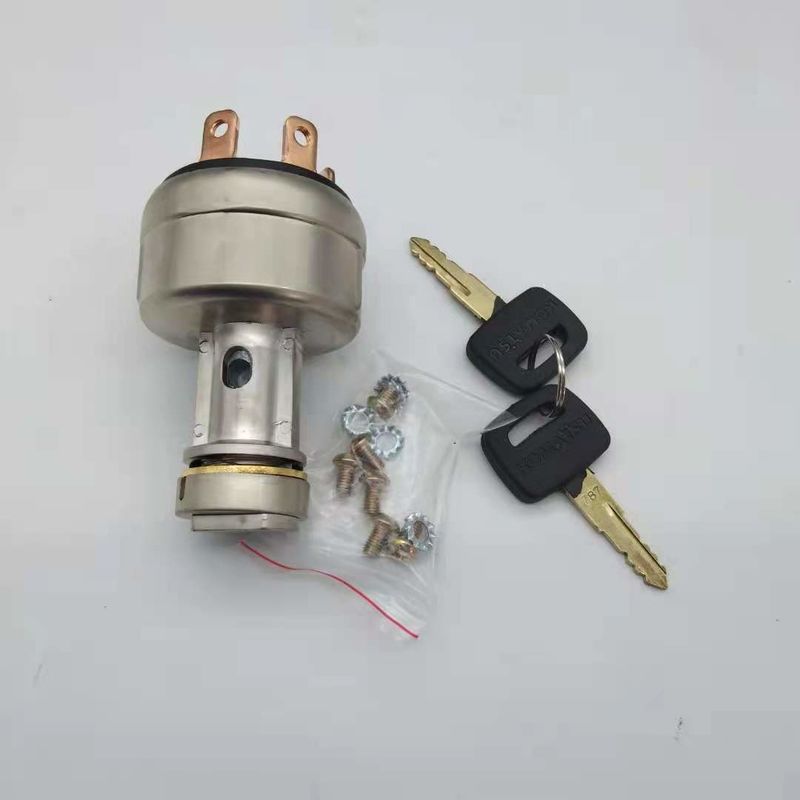 খননকারী KOMATSU ইগনিশন সুইচ মেটাল প্লাস্টিক ইউনিভার্সাল টাইপ